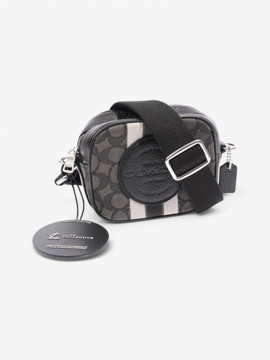 Coach Dempsey Camera Bag  Black / White Canvas Image 9
