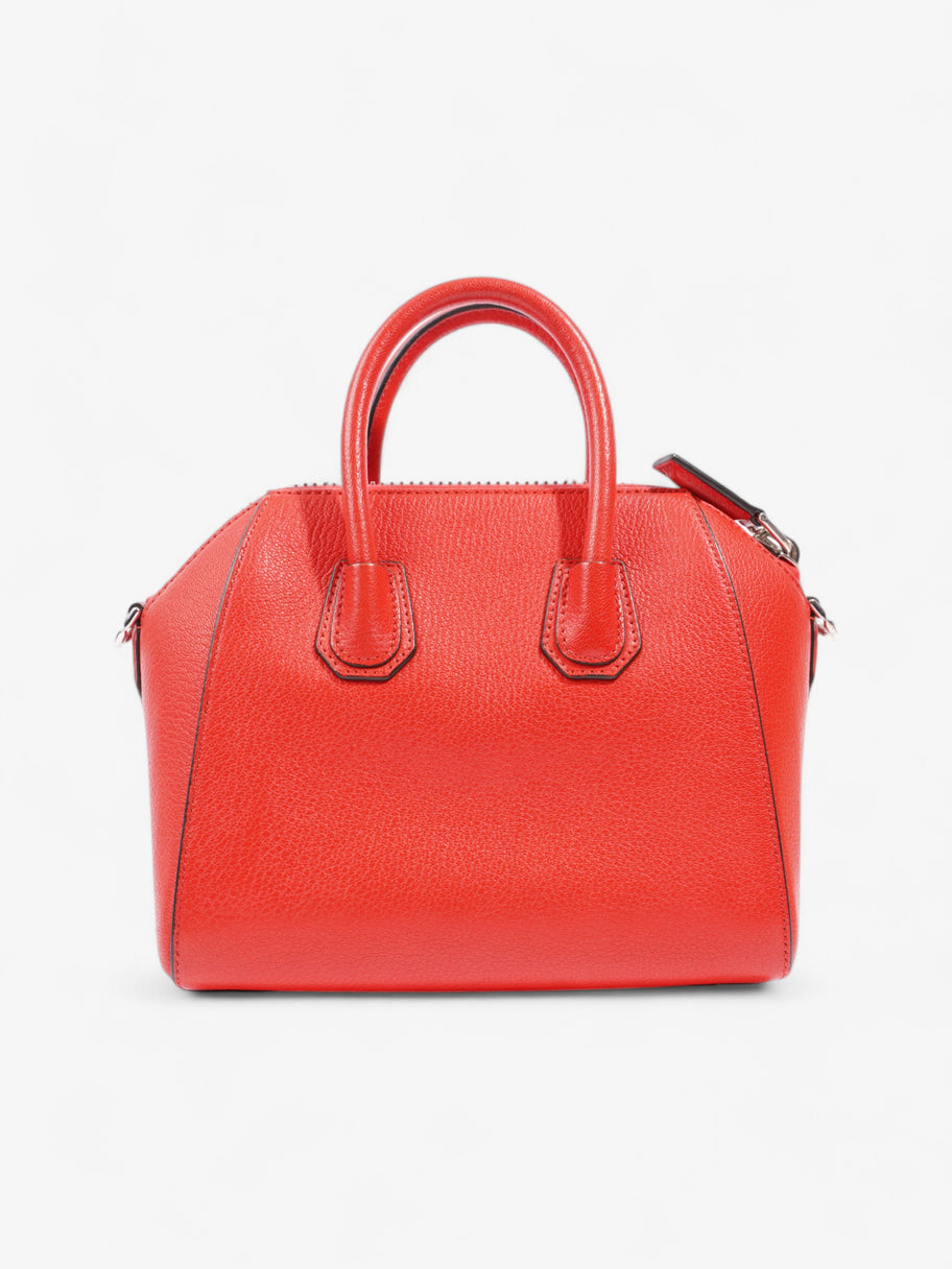 Givenchy Antigona Pop Red Goatskin Leather Mini Image 4