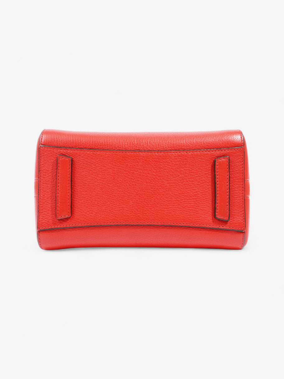 Givenchy Antigona Pop Red Goatskin Leather Mini Image 6
