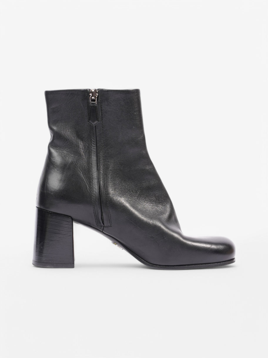 Prada Logo Ankle boots 60 / Black Leather EU 38 UK 5 Image 4