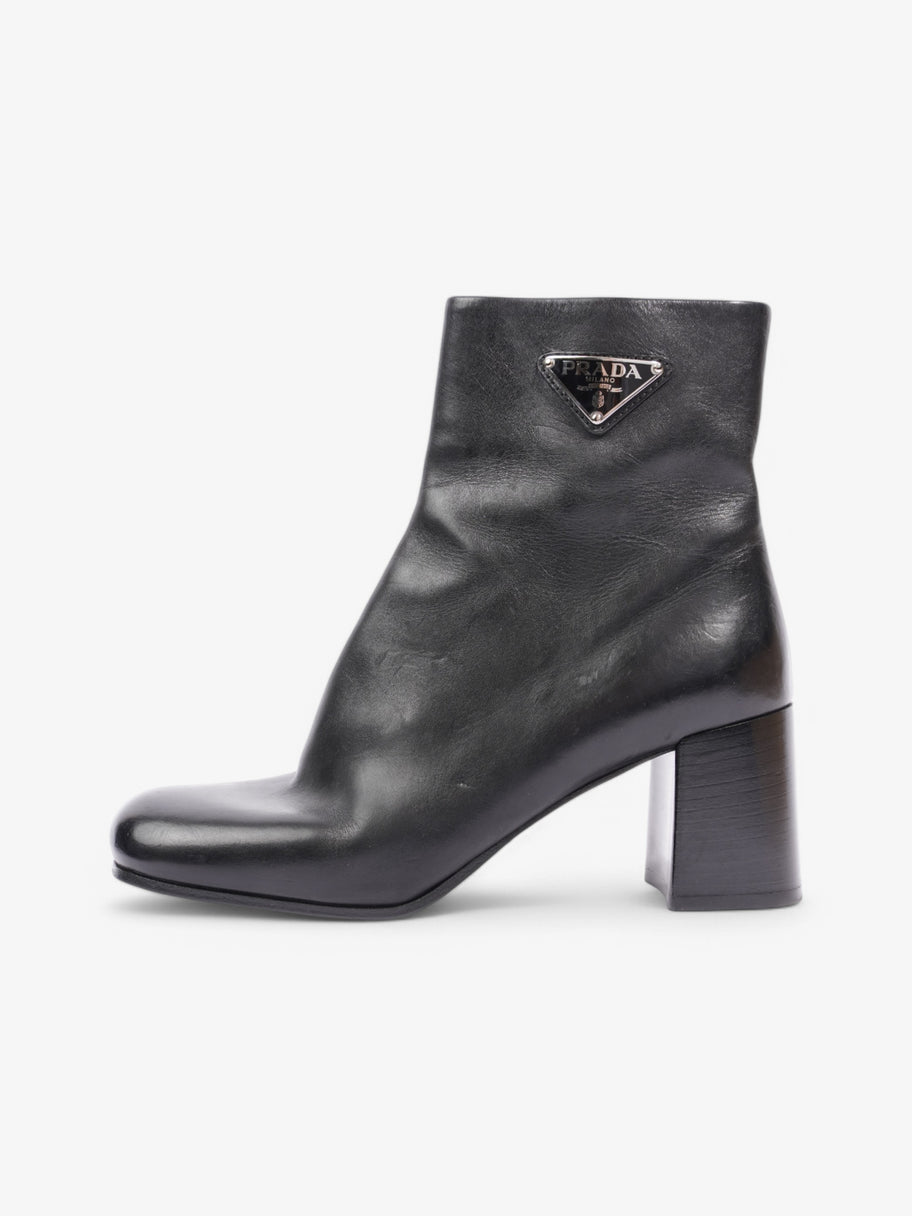 Prada Logo Ankle boots 60 / Black Leather EU 38 UK 5 Image 5