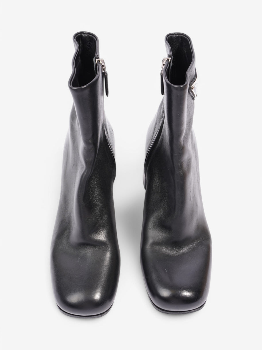 Prada Logo Ankle boots 60 / Black Leather EU 38 UK 5 Image 9