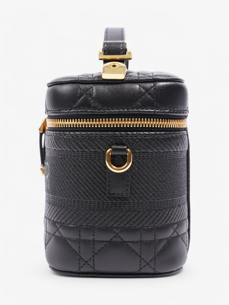 Christian Dior Cannage Diortravel Vanity case Black Leather Image 13