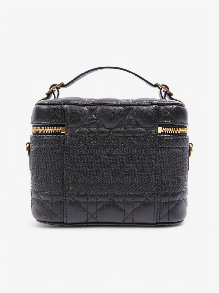 Christian Dior Cannage Diortravel Vanity case Black Leather Image 14