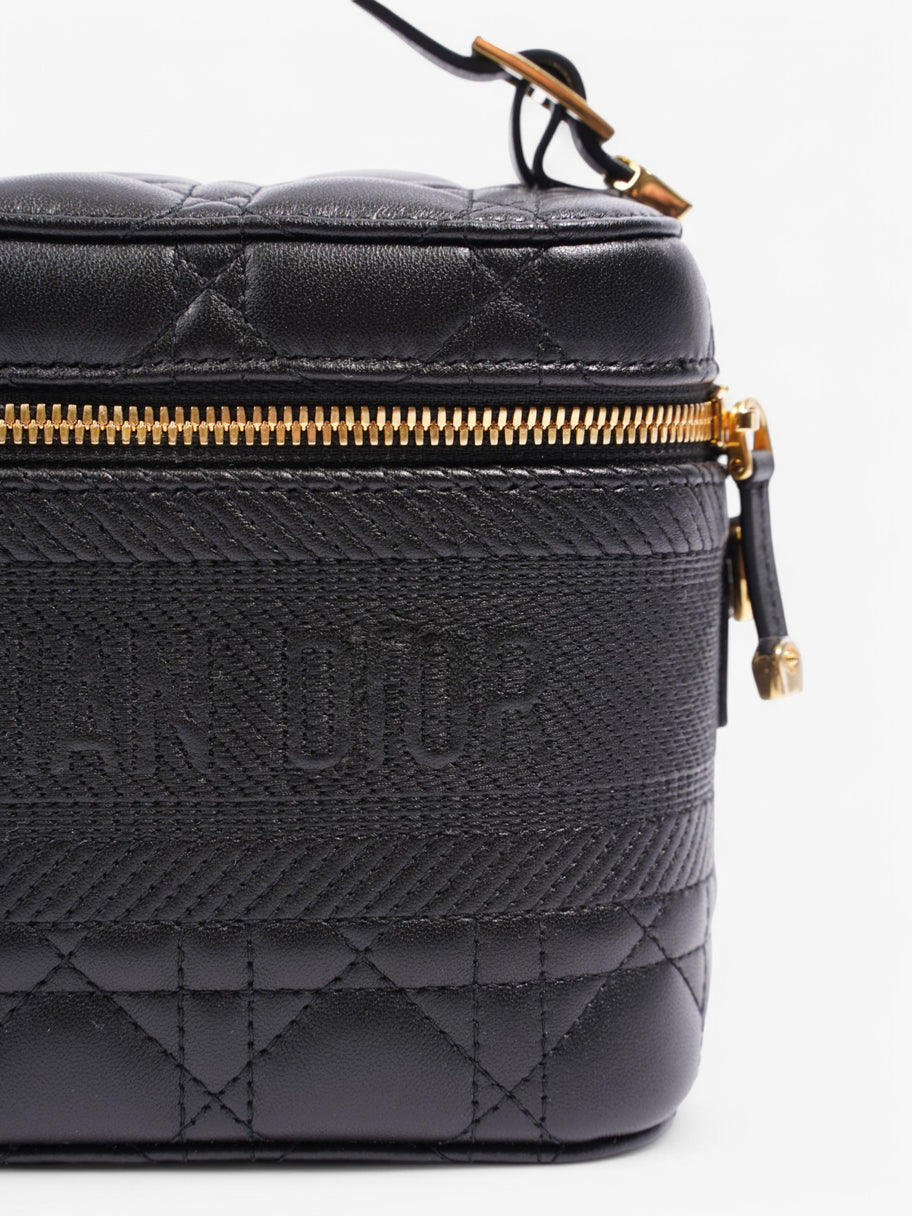Christian Dior Cannage Diortravel Vanity case Black Leather Image 7