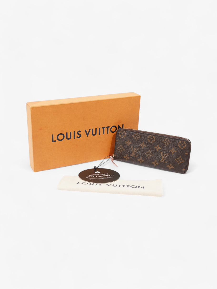 Louis Vuitton Clemence Monogram / Rose Ballerine Coated Canvas Image 9