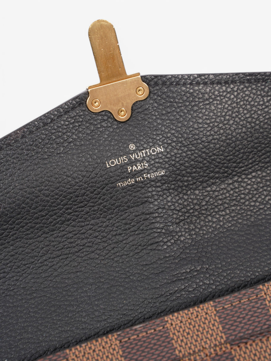Louis Vuitton Clapton Damier Ebene / Black Coated Canvas Image 4