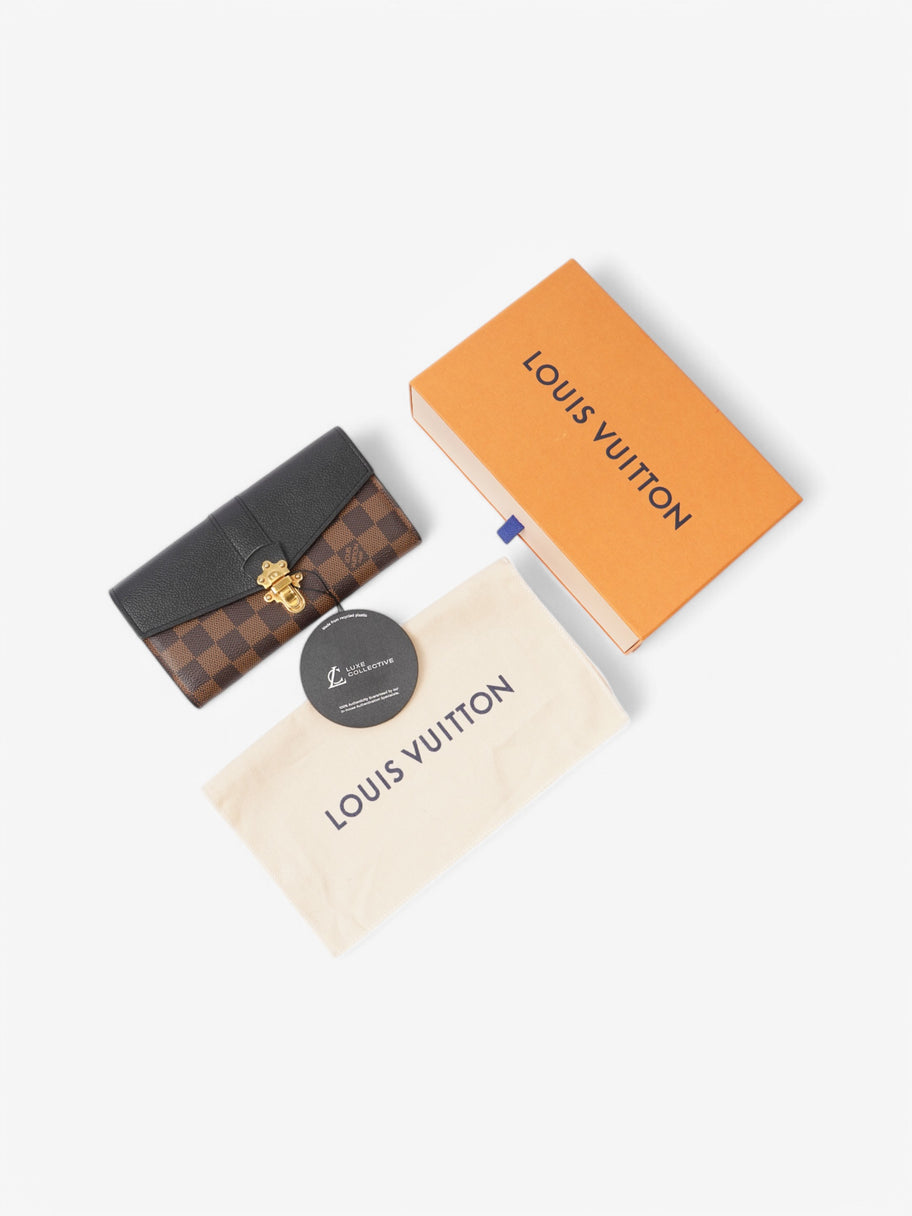 Louis Vuitton Clapton Damier Ebene / Black Coated Canvas Image 6