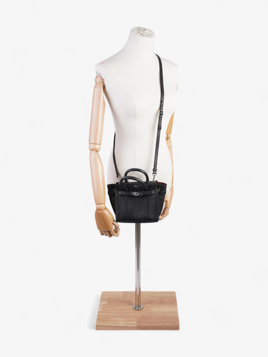Mulberry Zipped Bayswater Black Leather Micro Image 2