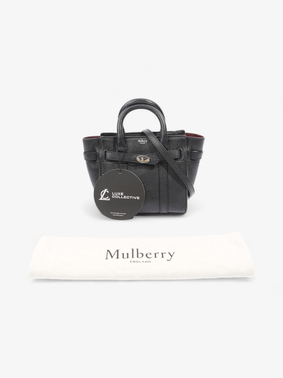 Mulberry Zipped Bayswater Black Leather Micro Image 8