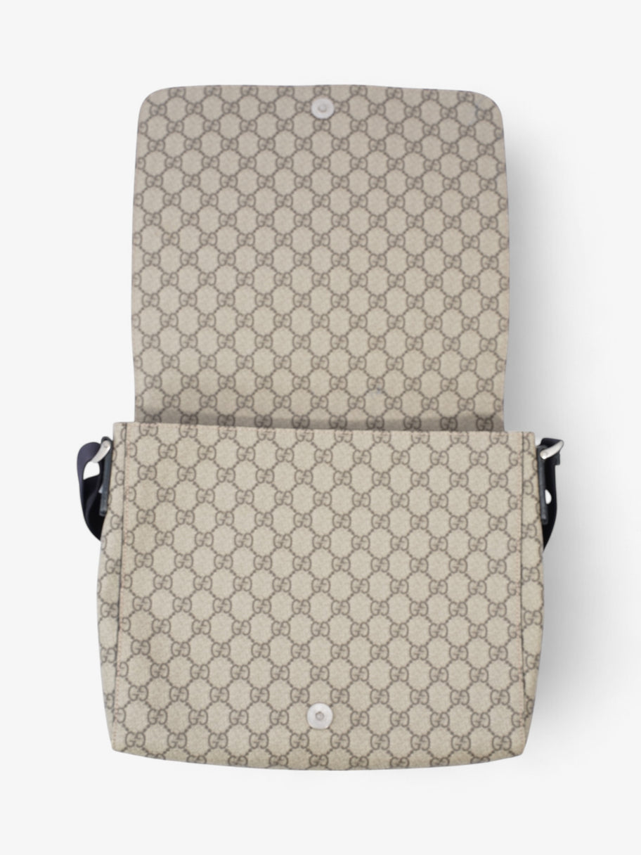 Gucci Web Messenger GG Supreme / Green / Red Canvas Image 8