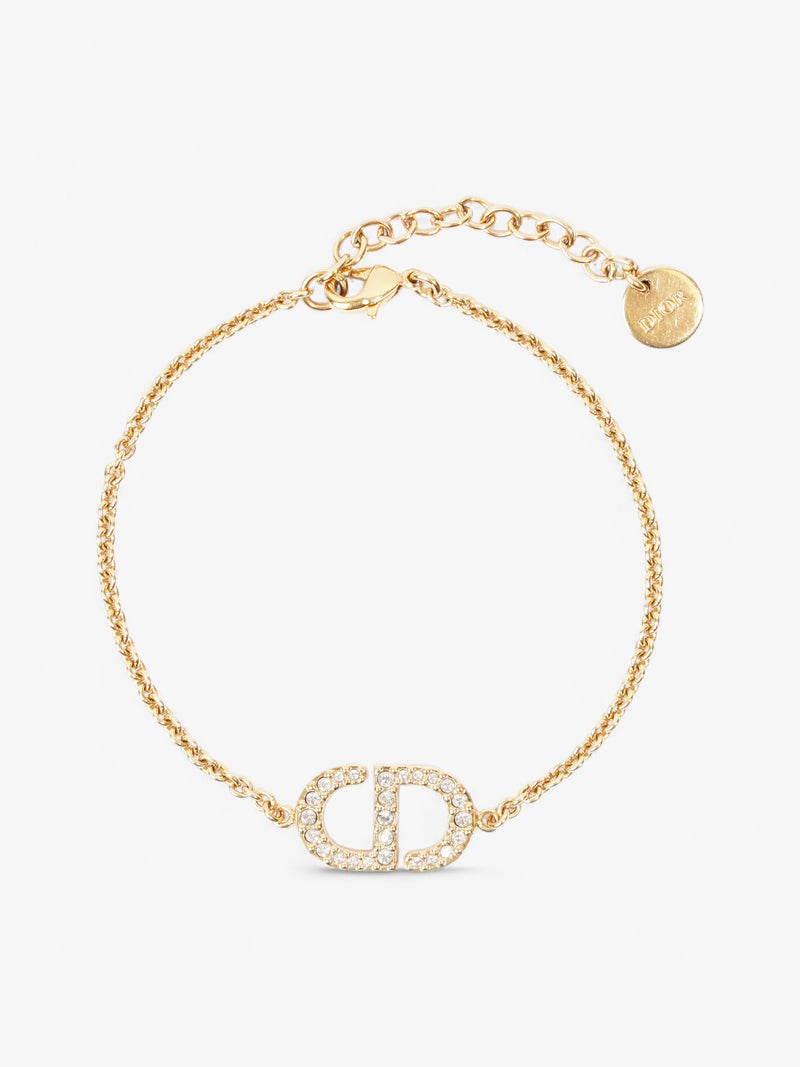  Christian Dior Petite CD Bracelet Gold Gold Plated