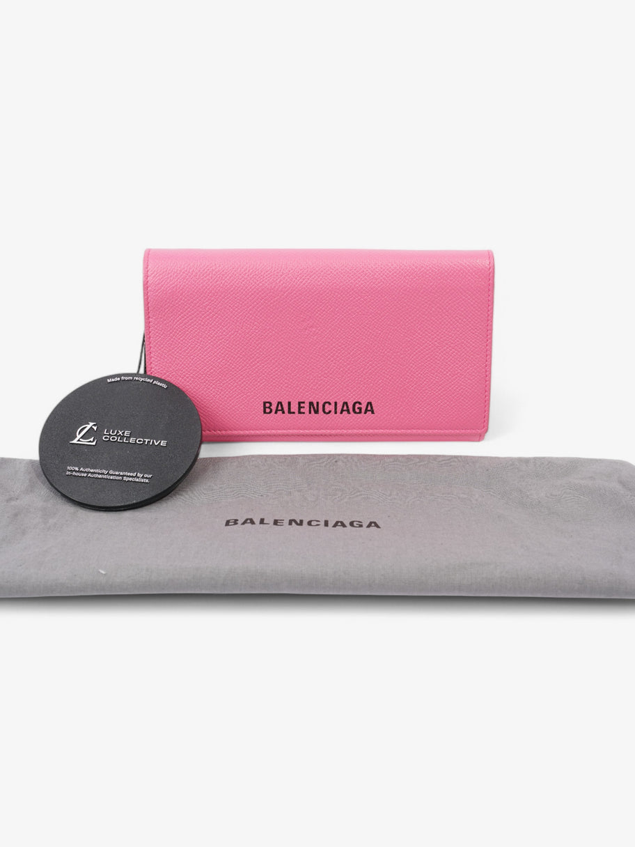 Balenciaga Clutch With Chain Pink / Black Leather Image 10
