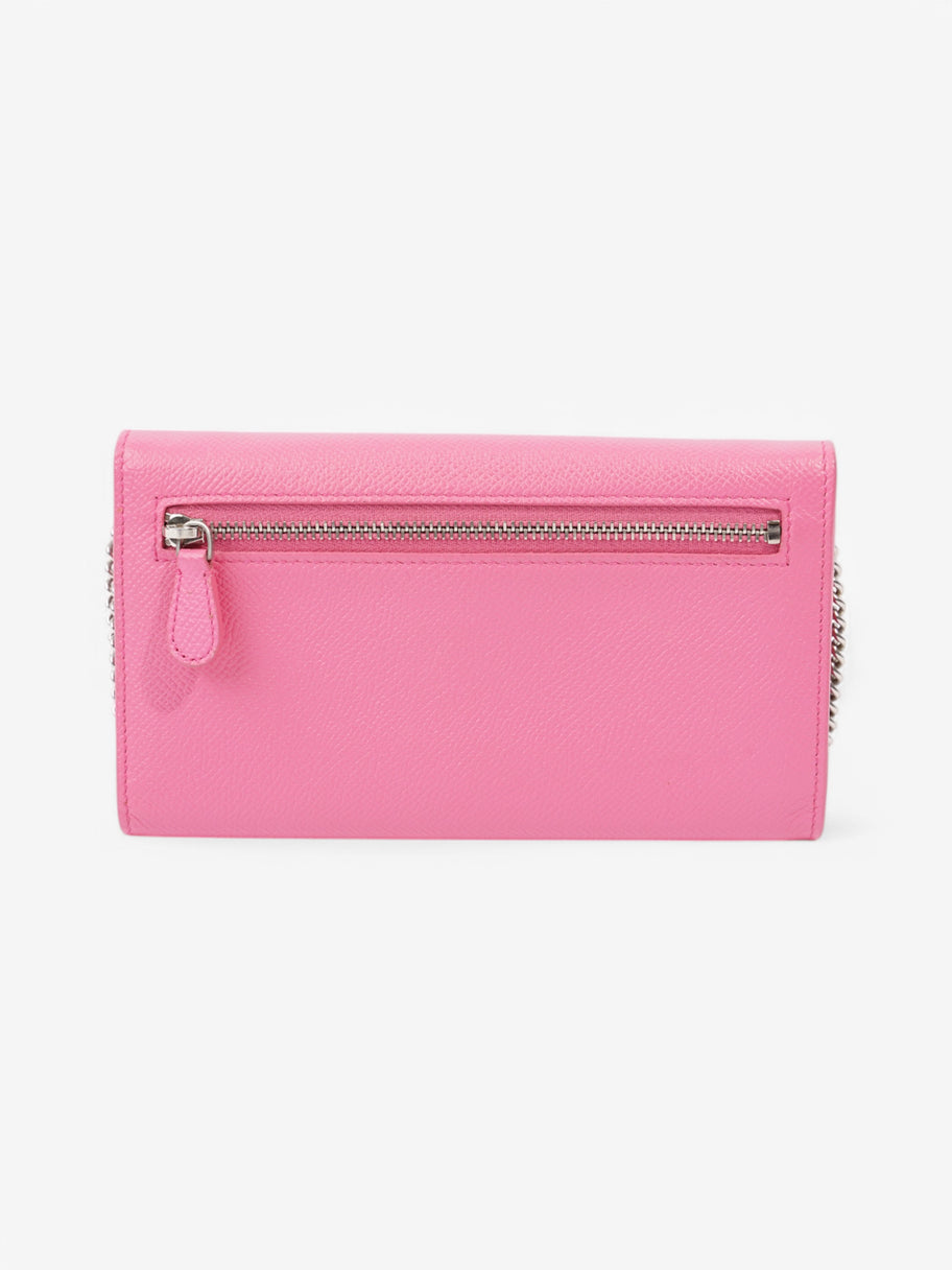 Balenciaga Clutch With Chain Pink / Black Leather Image 4
