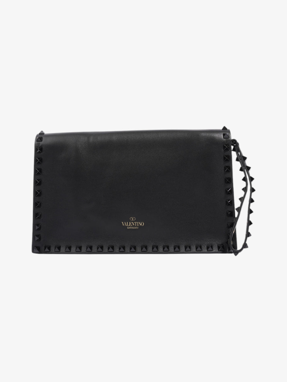 Valentino Rockstud clutch Black Leather Image 4