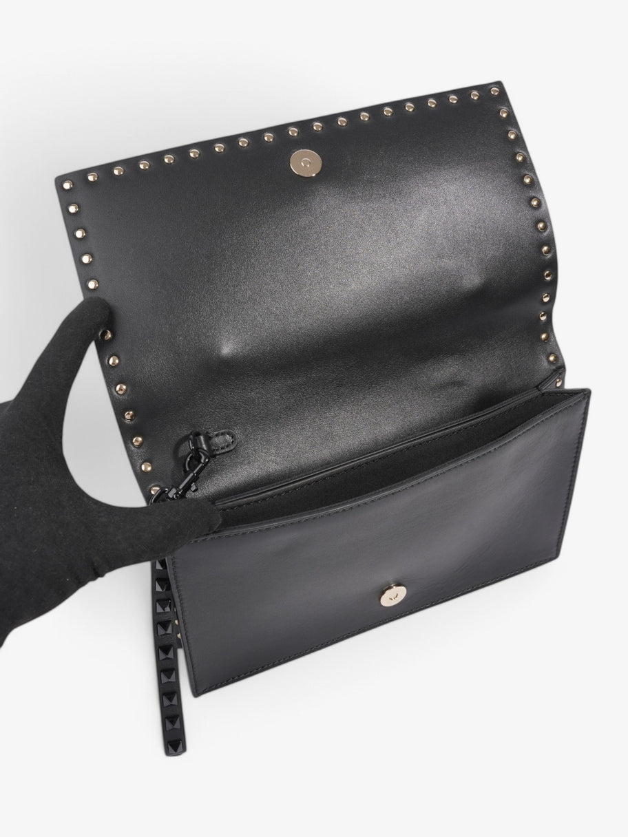 Valentino Rockstud clutch Black Leather Image 7