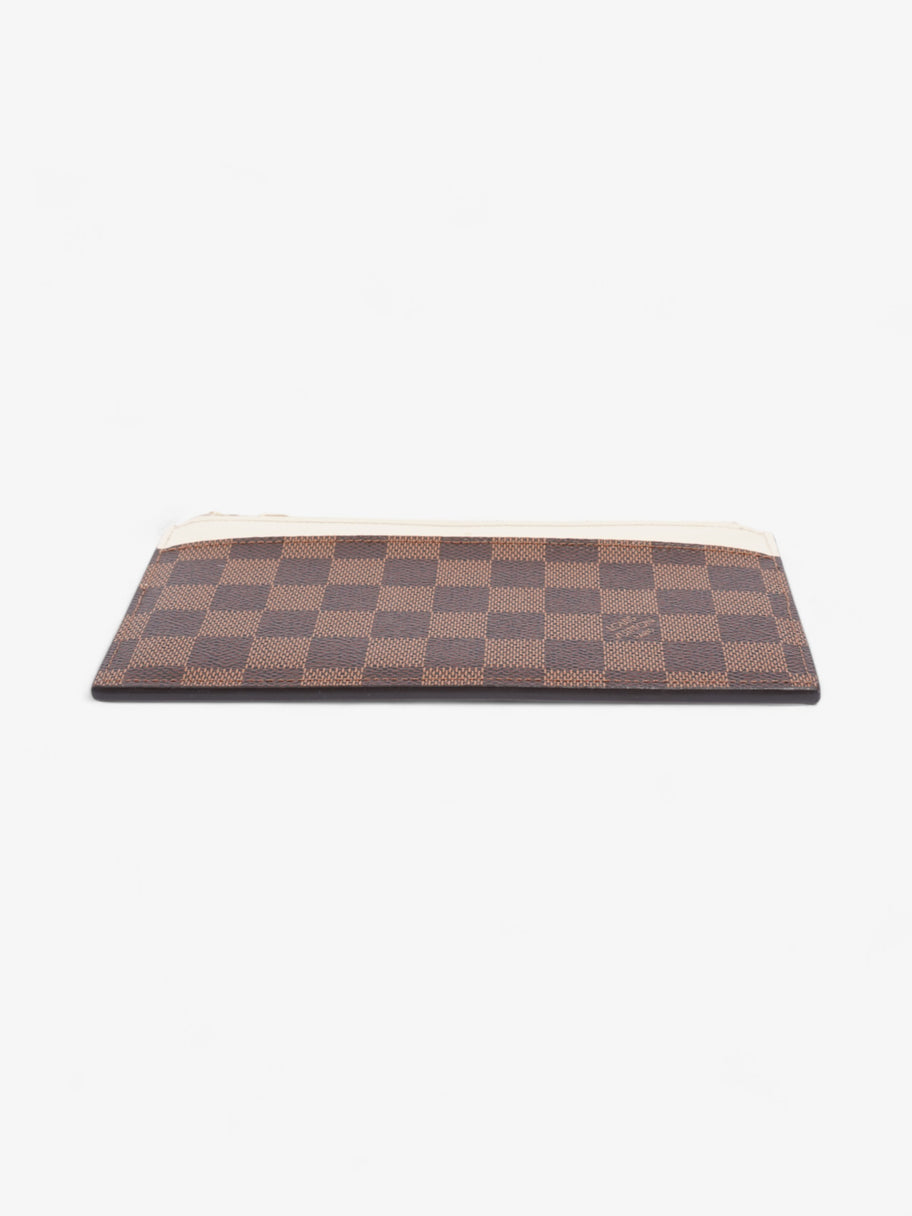 Louis Vuitton Slim Purse Damier Ebene / Cream Canvas Image 5