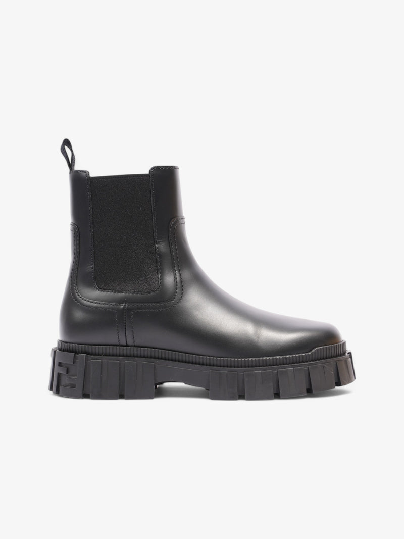  Fendi Fendi Force Chelsea Boots Black Leather EU 37 UK 4
