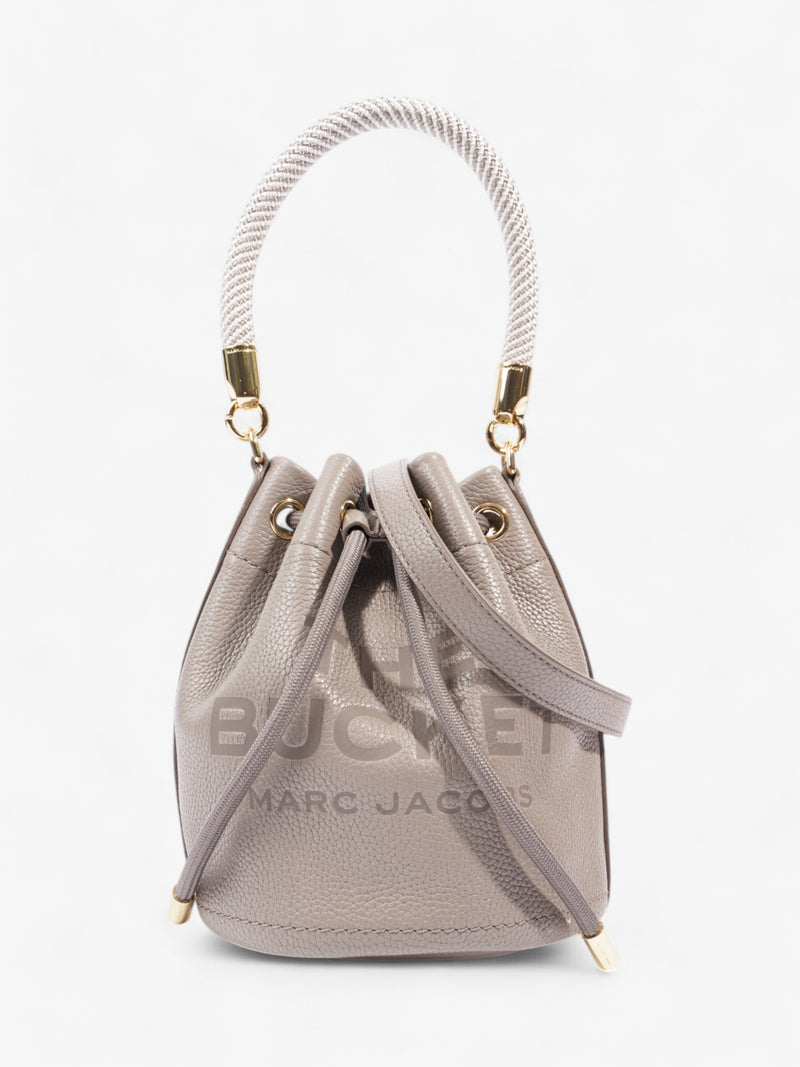  Marc Jacobs The Bucket Bag Cement Calfskin Leather Medium