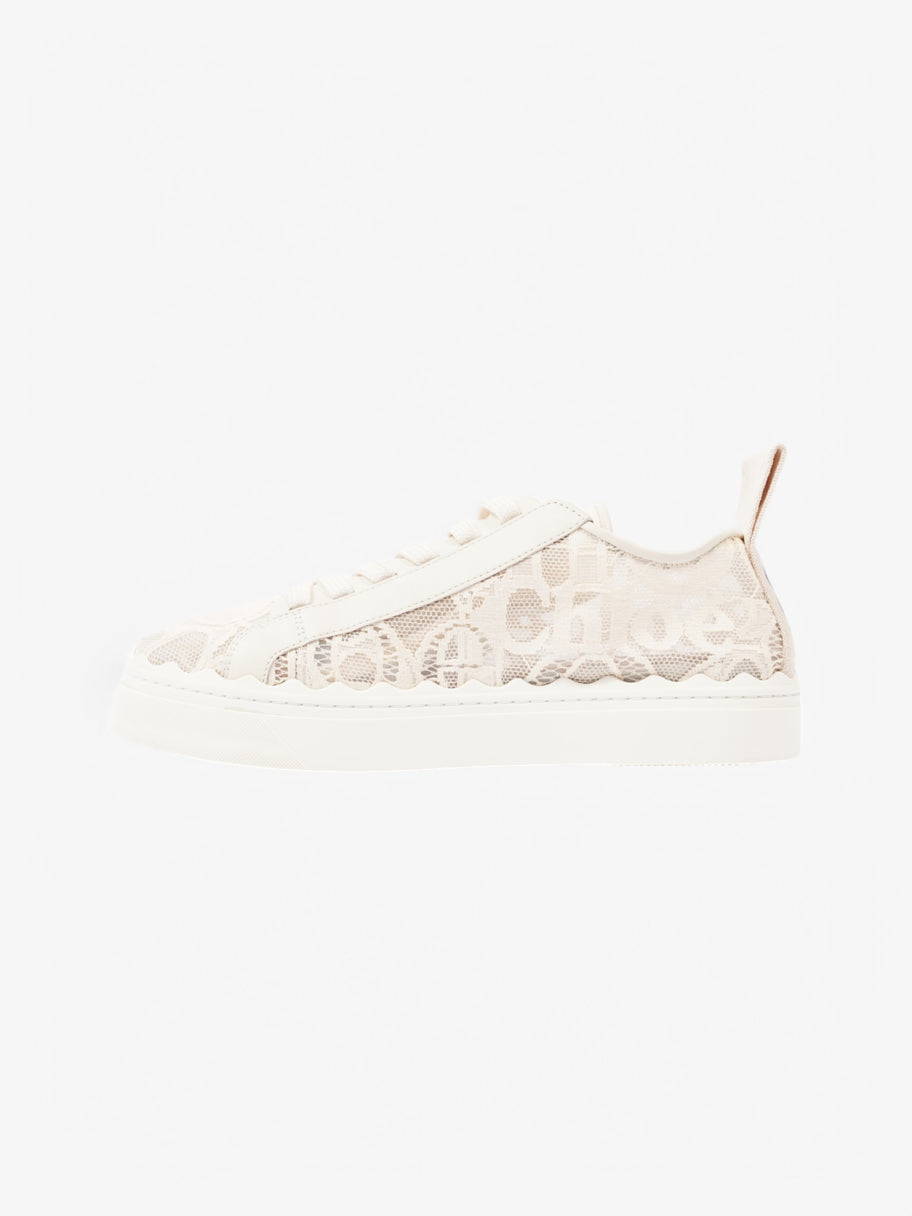 Chloe Lauren Sneakers Cream / Black Lace EU 41 UK 8 Image 3