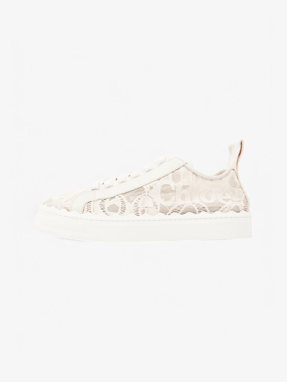 Chloe Lauren Sneakers Cream / Black Lace EU 41 UK 8 Image 5