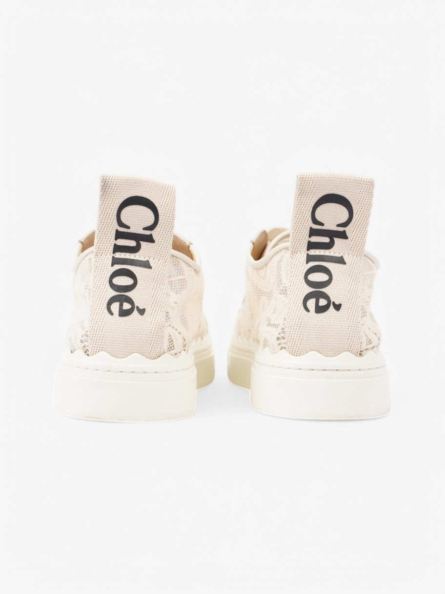 Chloe Lauren Sneakers Cream / Black Lace EU 41 UK 8 Image 6