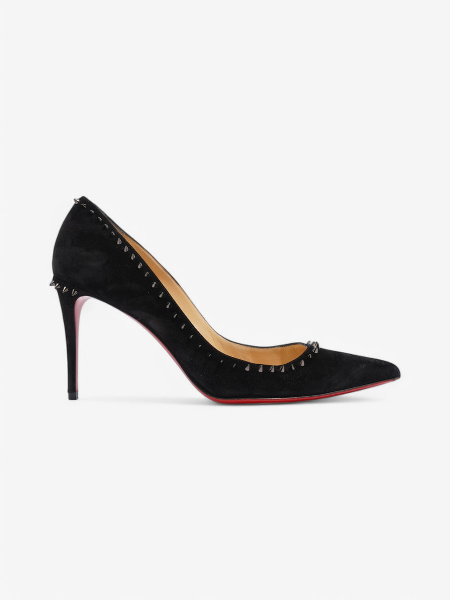 Christian Louboutin Anjalina 85 Black Suede EU 40 UK 7 Image 1