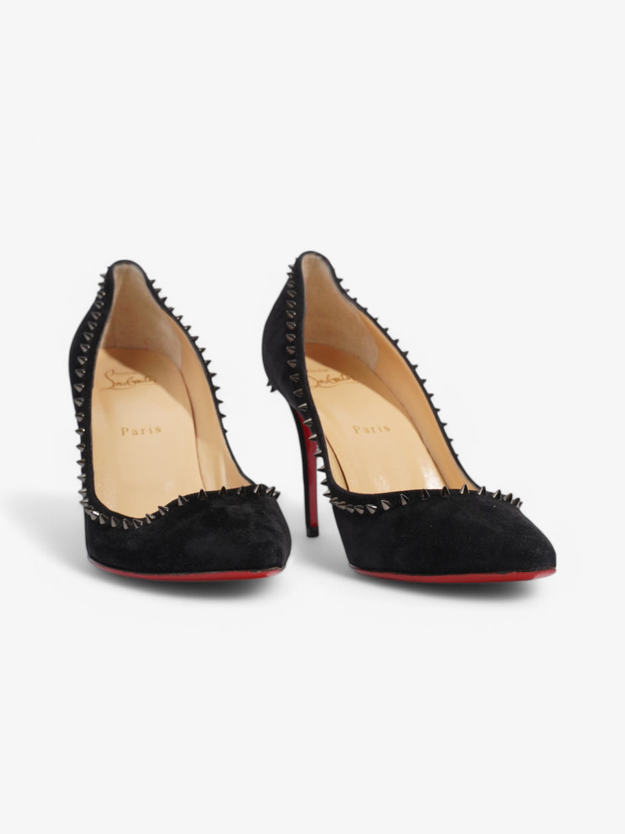Christian Louboutin Anjalina 85 Black Suede EU 40 UK 7 Image 2