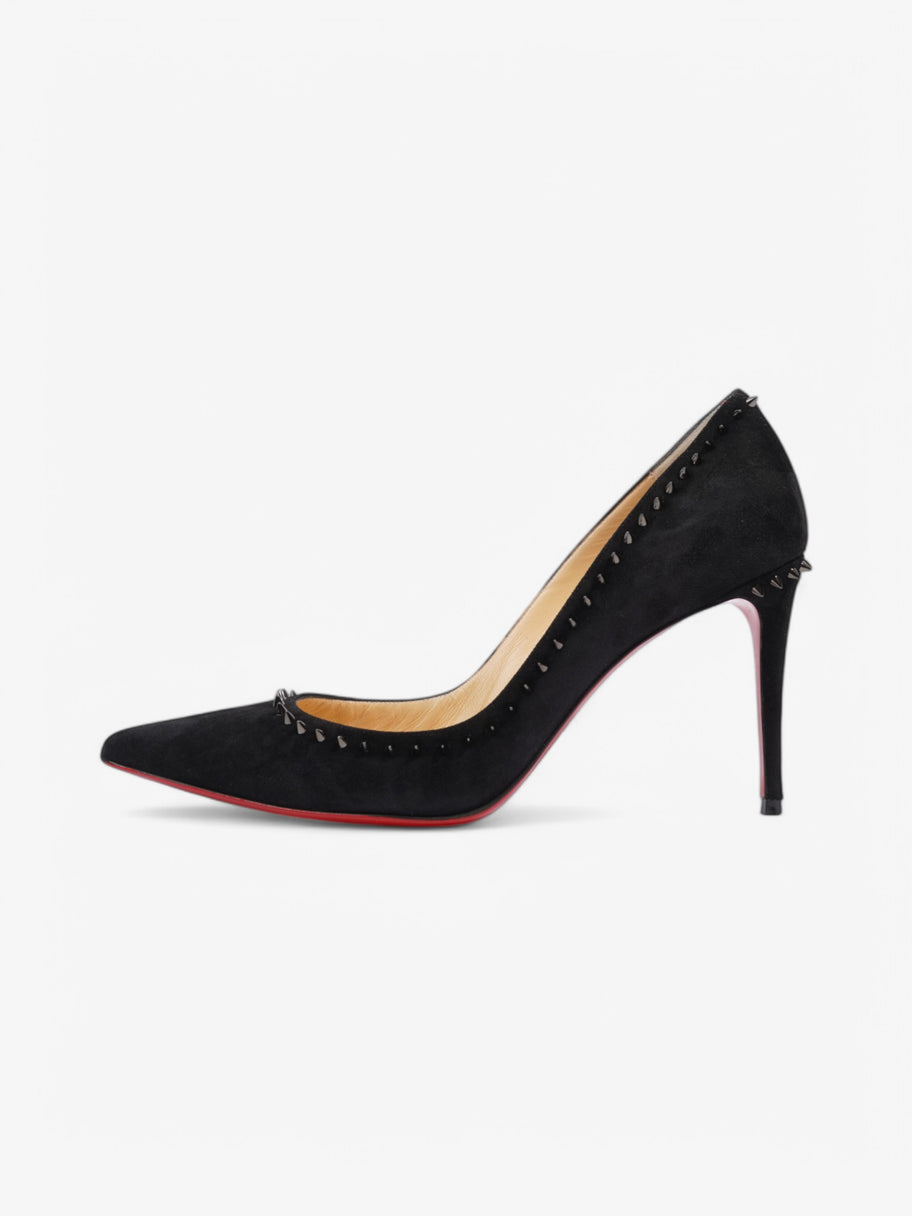Christian Louboutin Anjalina 85 Black Suede EU 40 UK 7 Image 5