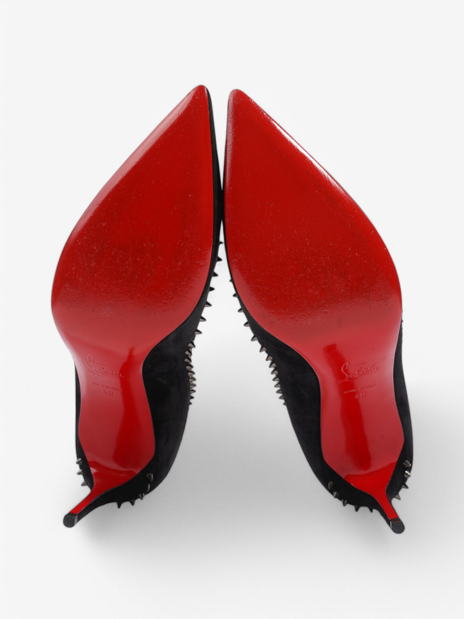 Christian Louboutin Anjalina 85 Black Suede EU 40 UK 7 Image 7