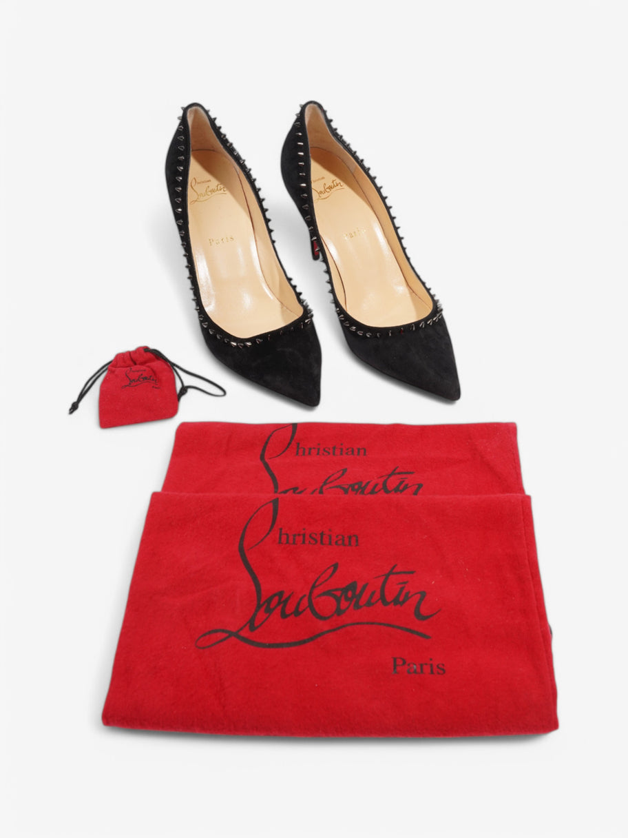 Christian Louboutin Anjalina 85 Black Suede EU 40 UK 7 Image 8
