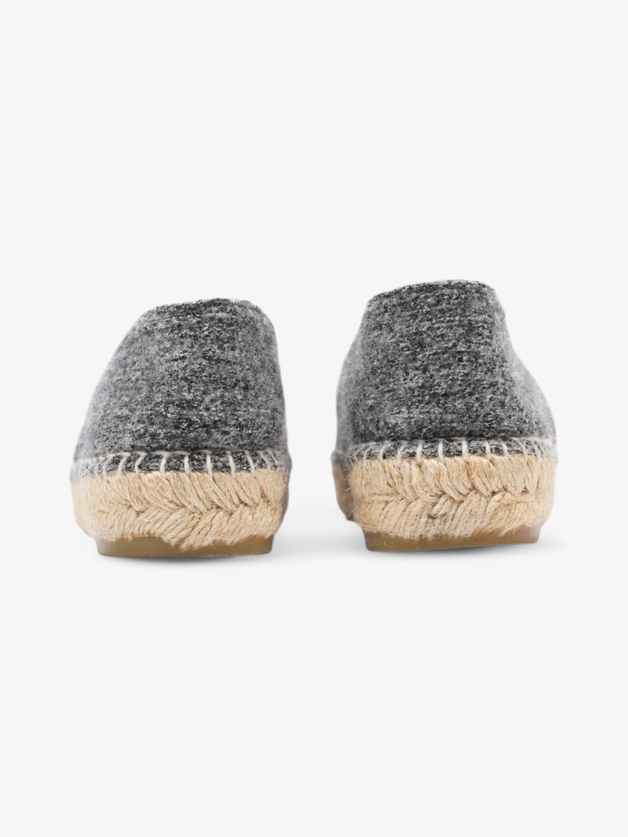 Chanel CC Espadrilles Grey / Black Fabric EU 37 UK 4 Image 6