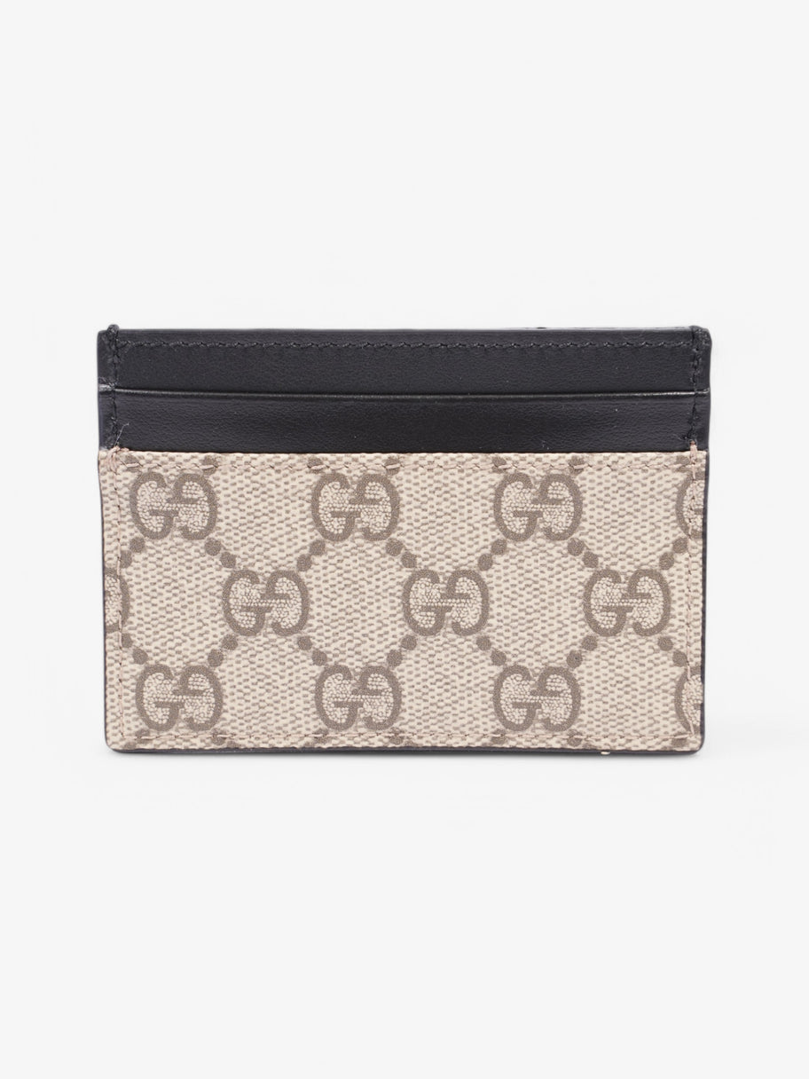 Gucci Gucci Cardholder Beige  / Black Coated Canvas Image 2