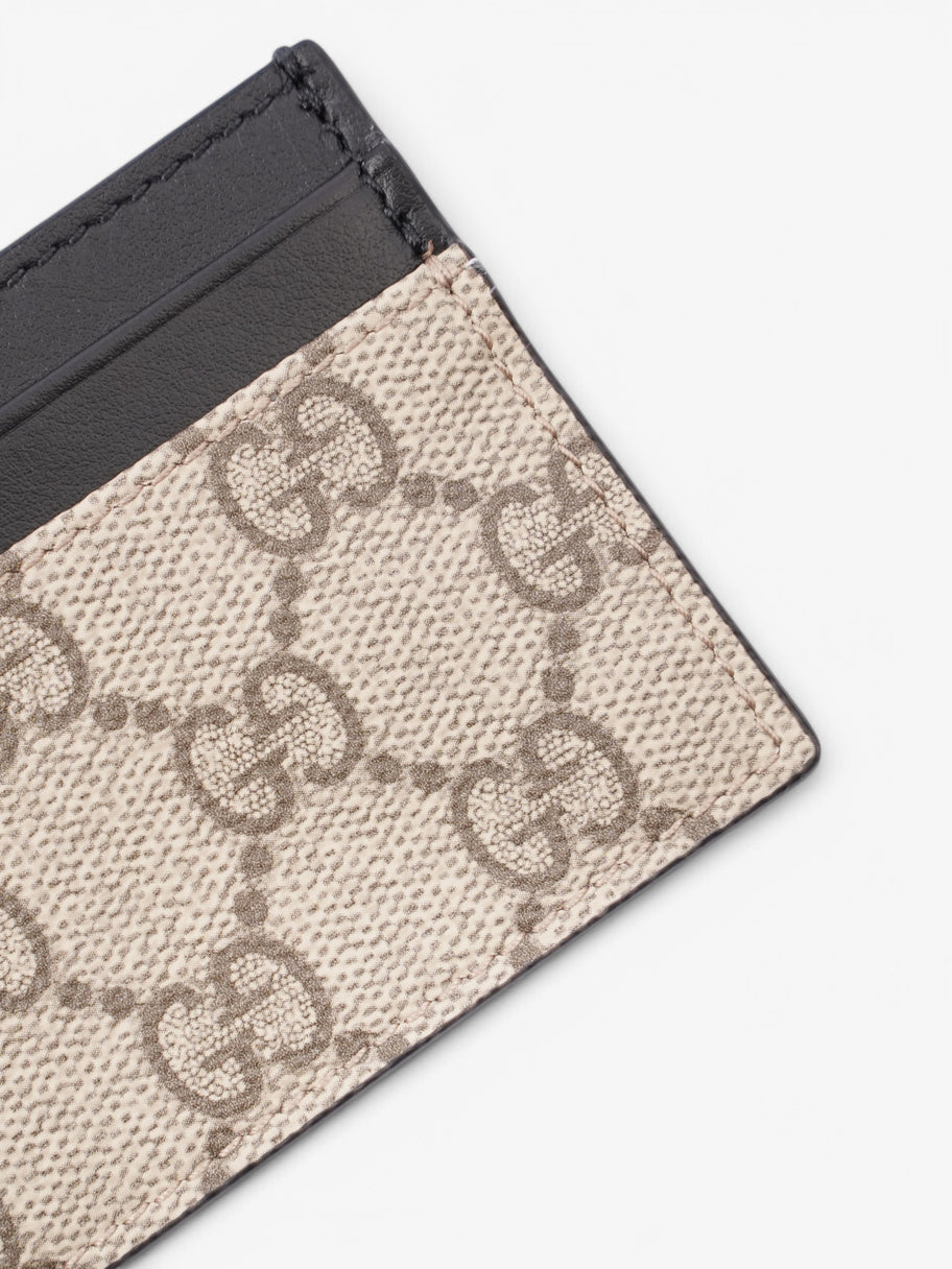 Gucci Gucci Cardholder Beige  / Black Coated Canvas Image 3