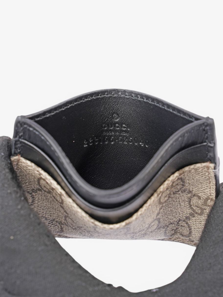 Gucci Gucci Cardholder Beige  / Black Coated Canvas Image 4