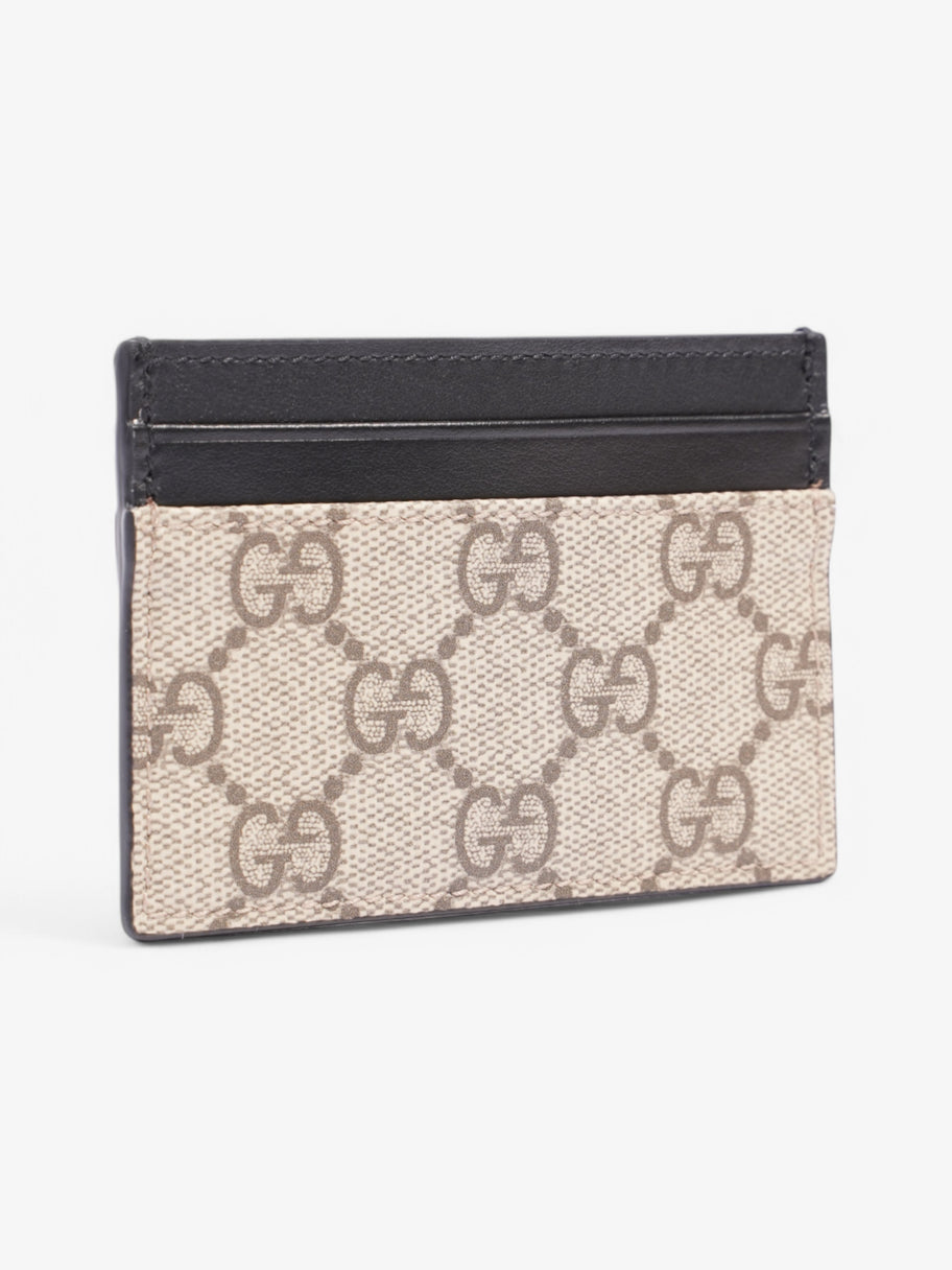 Gucci Gucci Cardholder Beige  / Black Coated Canvas Image 5