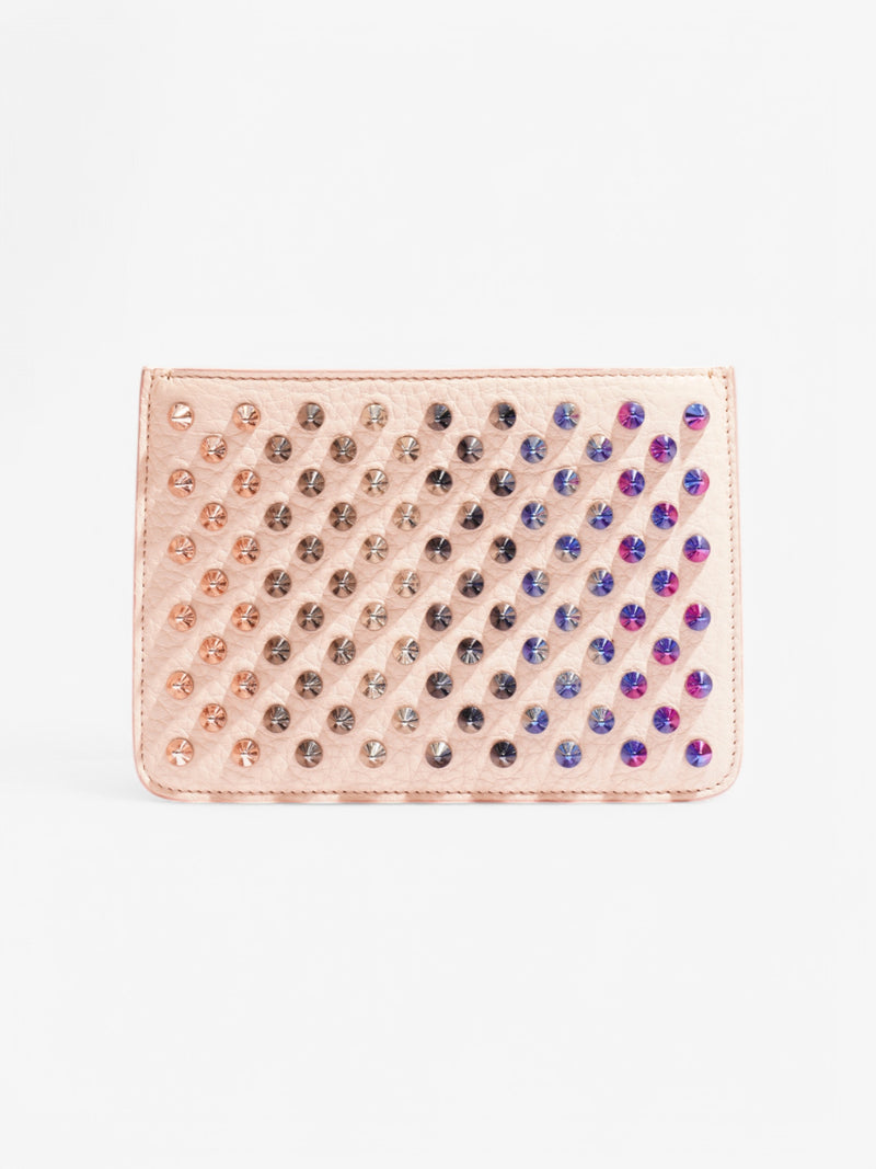  Christian Louboutin Loubiposh Mini Pouch Silver Leather