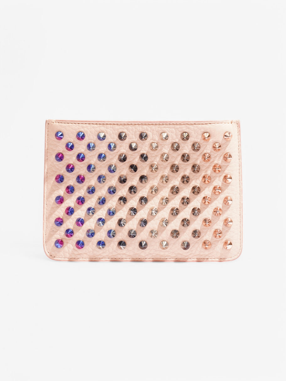 Christian Louboutin Loubiposh Mini Pouch Silver Leather Image 2