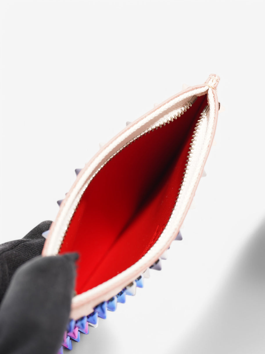 Christian Louboutin Loubiposh Mini Pouch Silver Leather Image 3