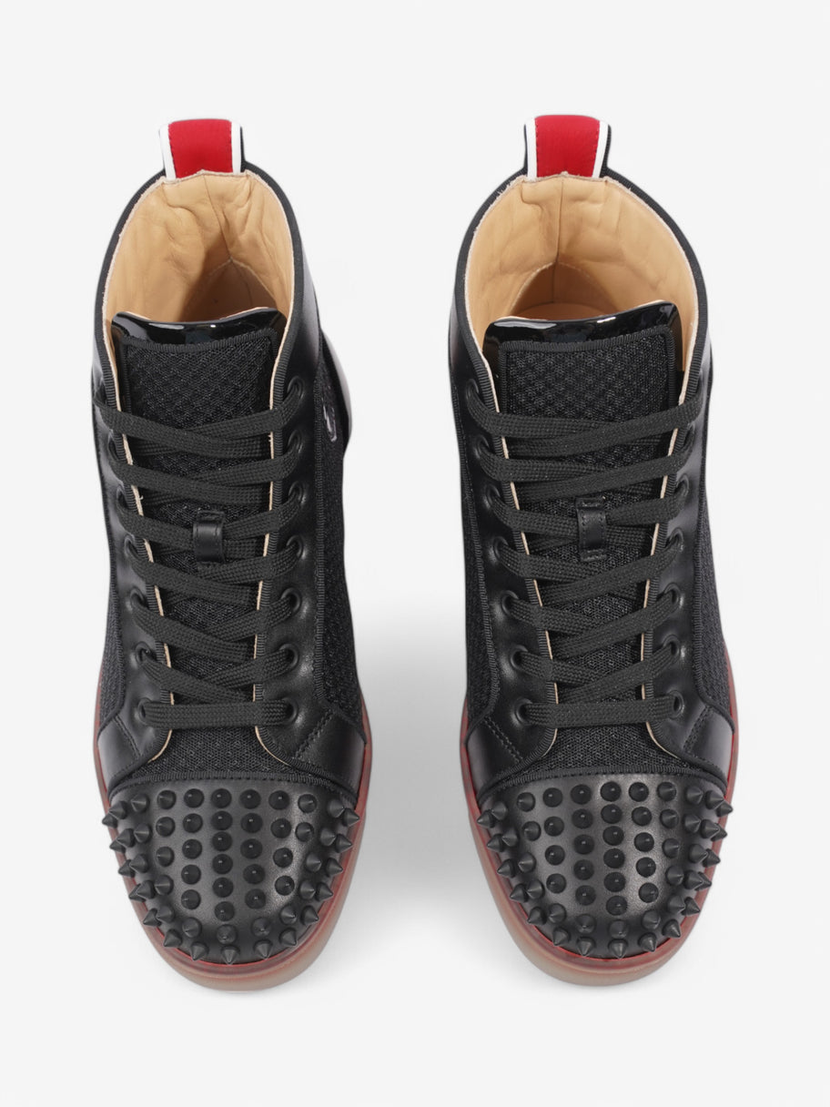 Christian Louboutin Fun Lou Spikes Black / Red Mesh EU 39 UK 6 Image 8