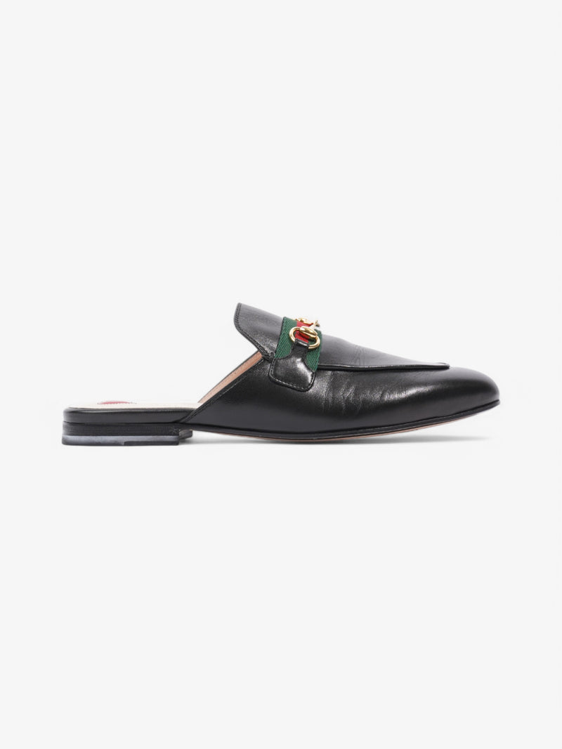  Gucci Princetown Loafers Black Leather EU 39 UK 6