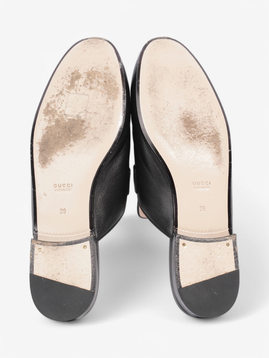 Gucci Princetown Loafers Black Leather EU 39 UK 6 Image 7