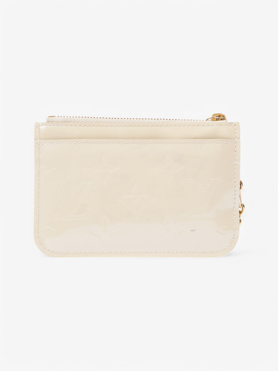 Louis Vuitton Key Pouch Cream Vernis Leather Image 2