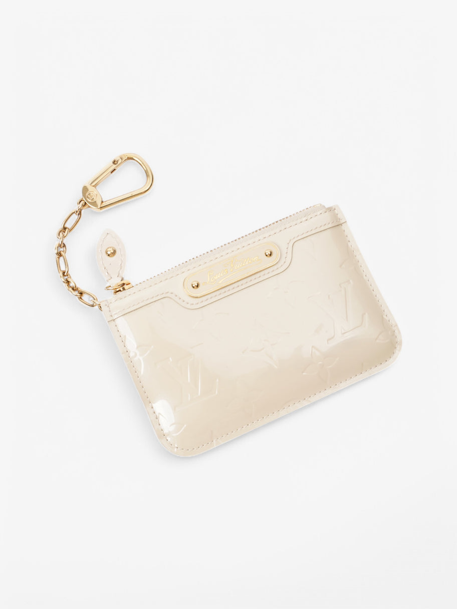 Louis Vuitton Key Pouch Cream Vernis Leather Image 3