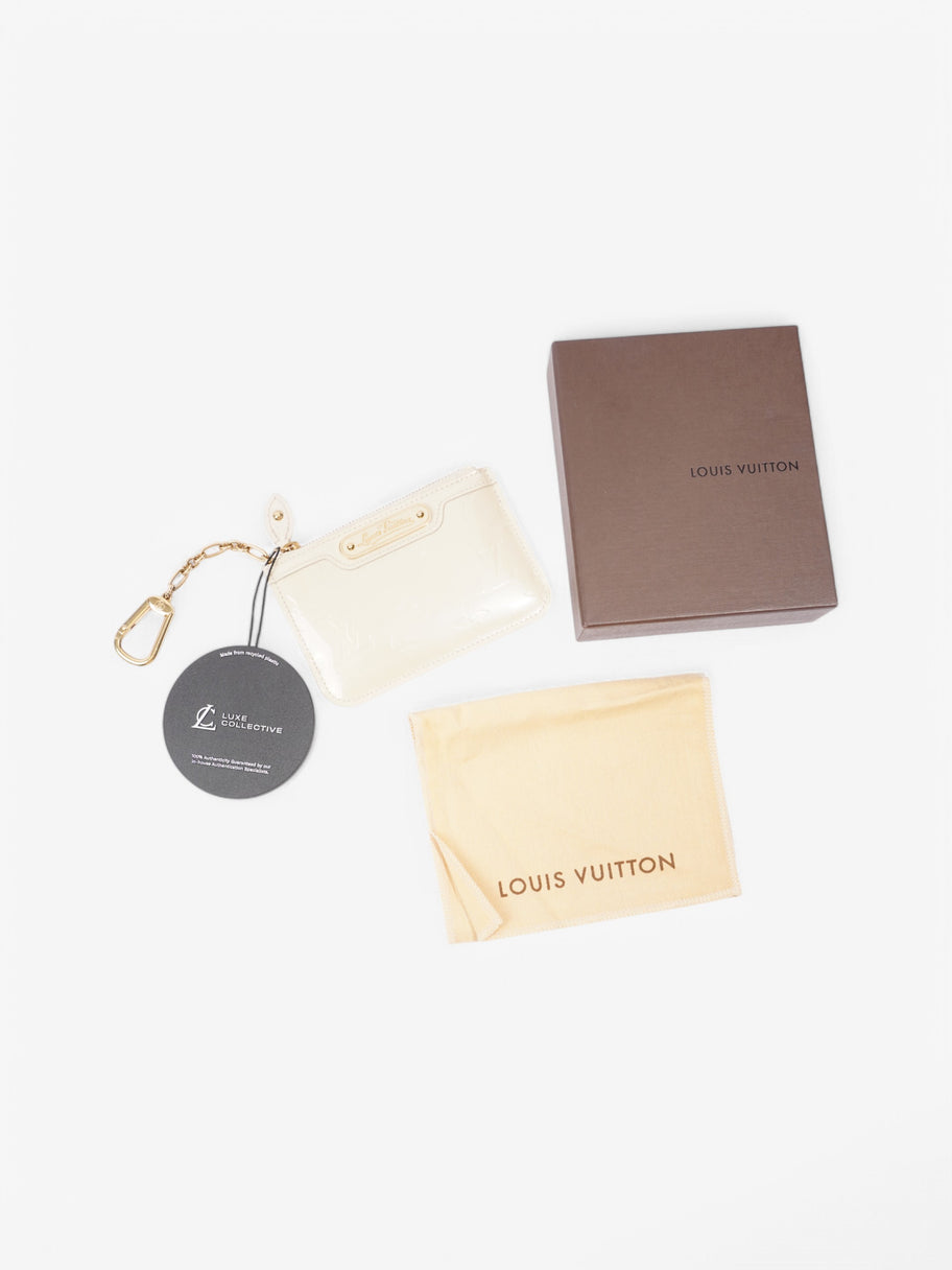 Louis Vuitton Key Pouch Cream Vernis Leather Image 6