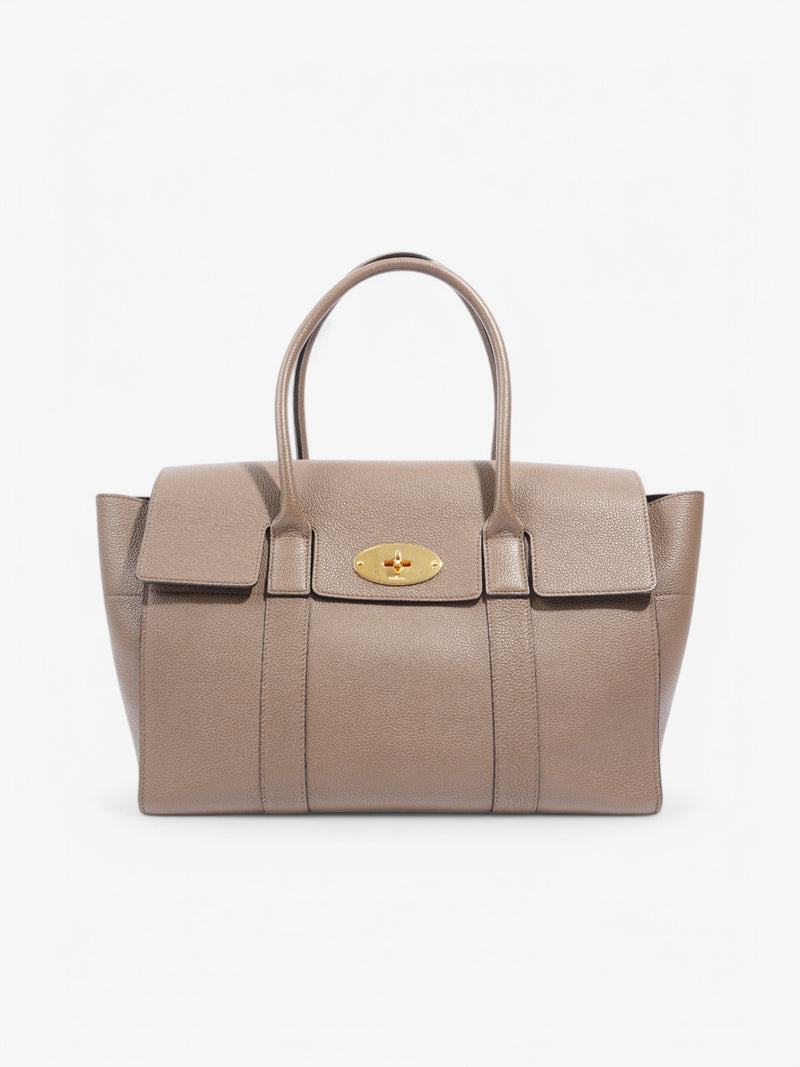  Mulberry Bayswater Taupe Grained Leather