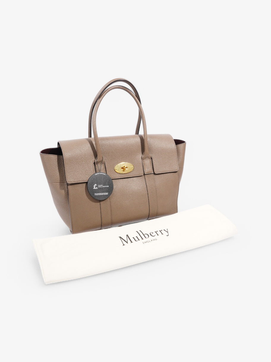 Mulberry Bayswater Taupe Grained Leather Image 9