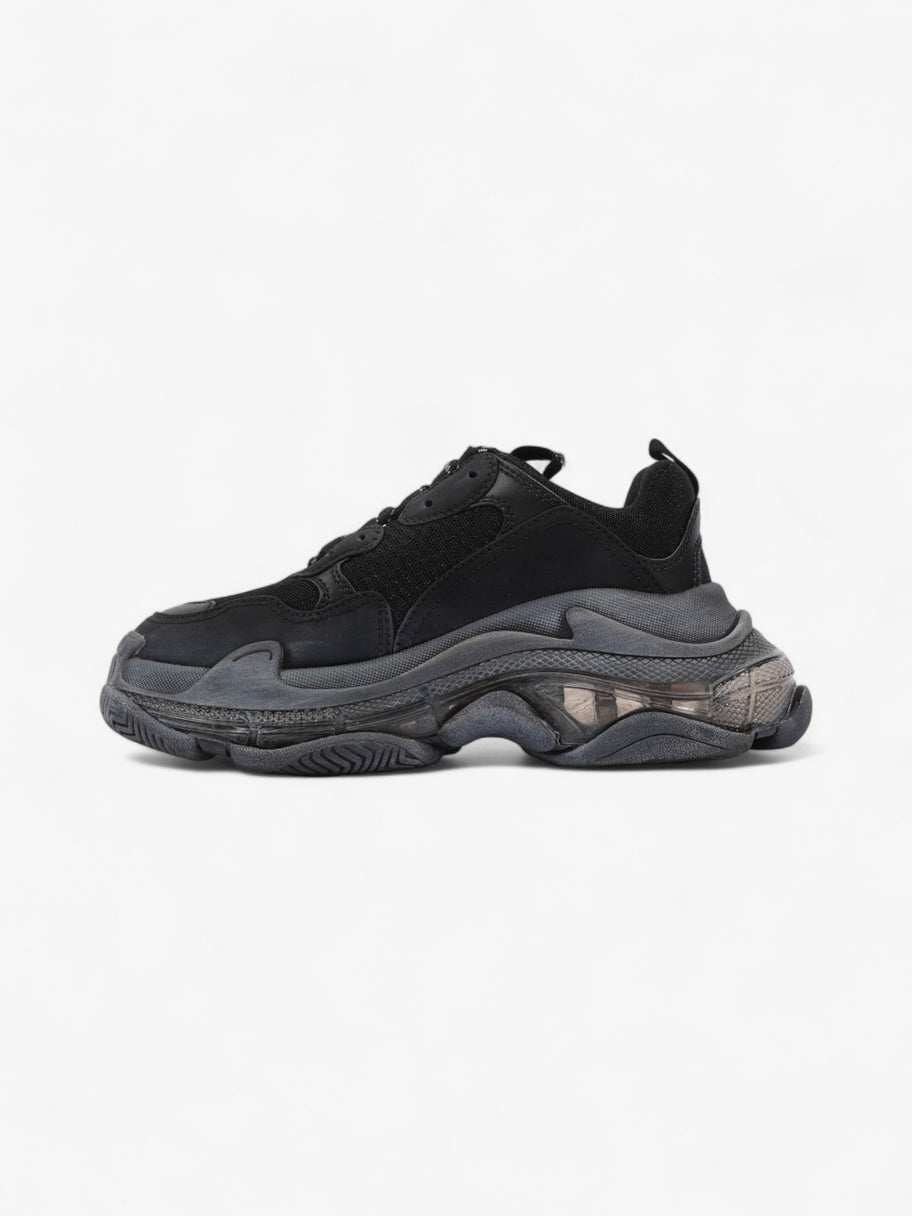Balenciaga Triple S Clear Sole Black / White Mesh EU 37 UK 4 Image 3
