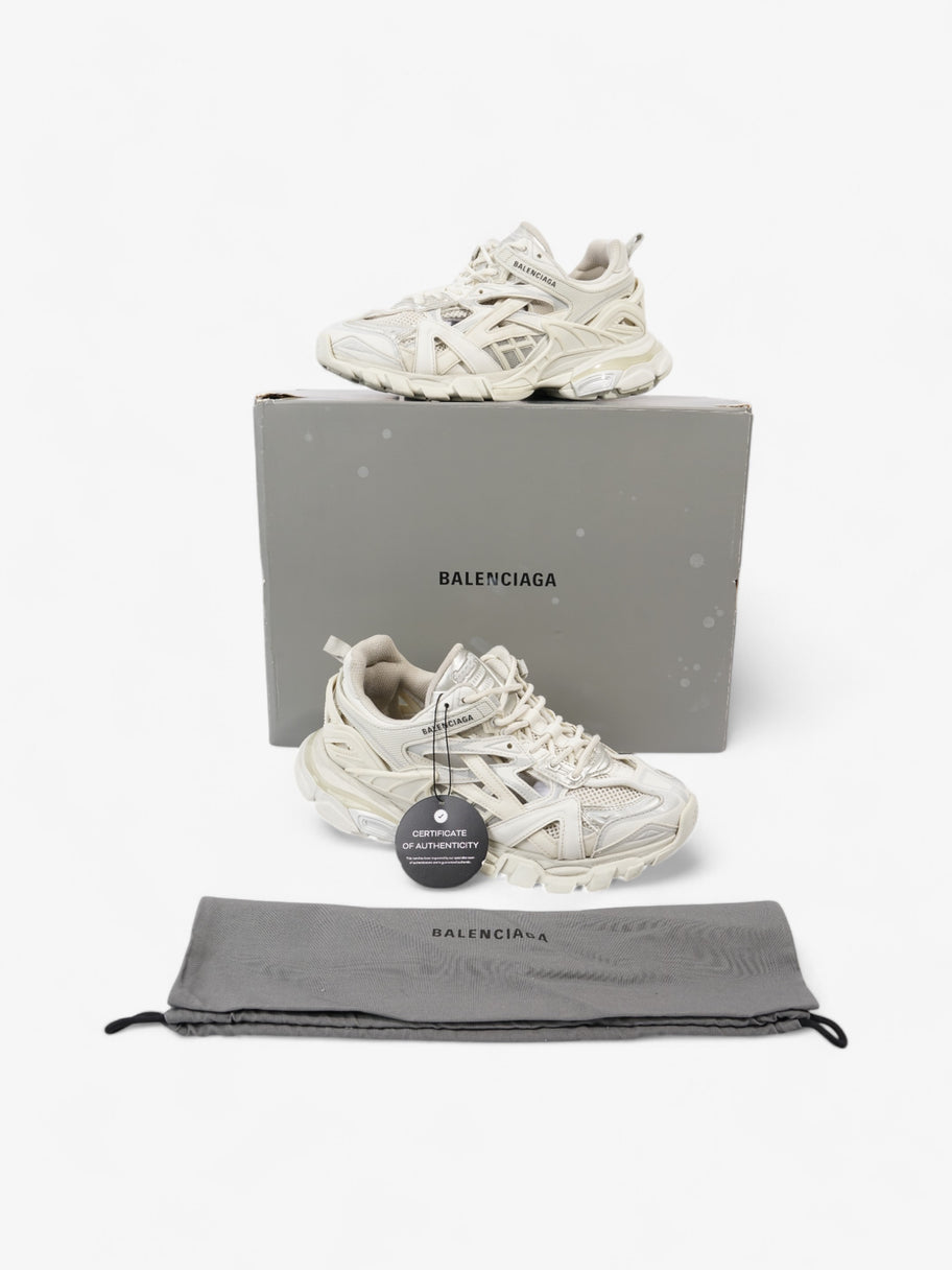 Balenciaga Track 2 White  / Silver Mesh EU 39 UK 6 Image 9
