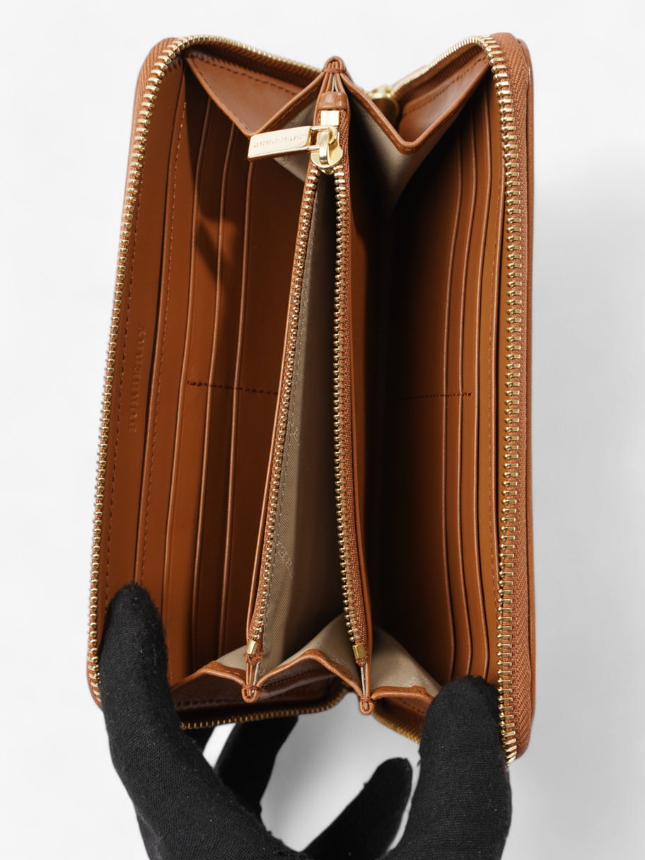 Burberry Zip Around Wallet Haymarket Check Canvas Image 3